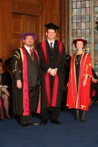 Jim Lafferty receives his MJDF at the Royal College of Surgeons in England, Feb 2013.